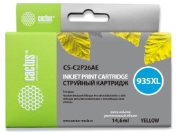 Картридж струйный Cactus CS-C2P26AE №935XL желтый (14,6 мл) для HP DJ Pro 6230/6830