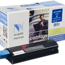 Картридж NVP совместимый NV-42127407 Cyan для Oki C5100/5200/5300/5400 (5000k)