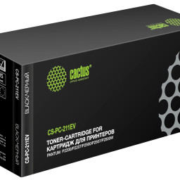 Картридж лазерный Cactus CS-PC-211EV черный (1600стр.) для Pantum P2200/P2207/P2500/P2507/P2500W/M6500/M6550/M6607