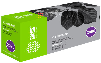 Картридж лазерный Cactus CS-TN2090 черный (1000стр.) для Brother DCP-7057