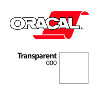 Пленка Oracal 641M F000 (прозрачный), 75мкм, 1000мм (1 п.м.)