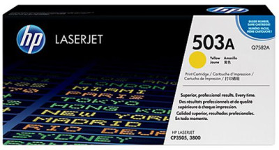 Тонер-картридж HP 503A (yellow), 6000 стр.