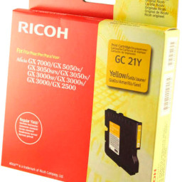 Картридж Ricoh Printer Cartridge Type GC21Y (yellow), 1000 стр.