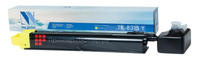 Тонер-картридж NVP совместимый NV-TK-8315 Yellow для Kyocera FS-Taskalfa-2550ci (6000k) (PP096442)