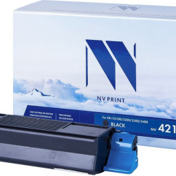 Картридж NVP совместимый NV-42127408 Black для Oki C5100/5200/5300/5400 (5000k)