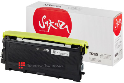 Тонер-картридж SAKURA TN2075 для Brother (black), 2500 стр. (PP051853)