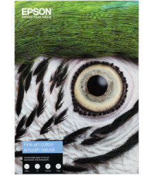 Бумага с покрытием Epson Fine Art Cotton Smooth Natura, матовая, A4 (210 x 297 мм), 300 г/кв.м (25 листов)