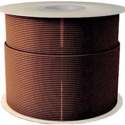 Пружины в бобине HY металлические, шаг 2:1, диаметр 1, бронзовые, 4500 петель