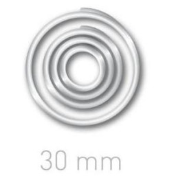 Кольца для переплета OPUS O.easyRing, 30 мм, прозрачные, 60 шт.