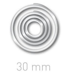 Кольца для переплета OPUS O.easyRing, 30 мм, прозрачные, 60 шт.