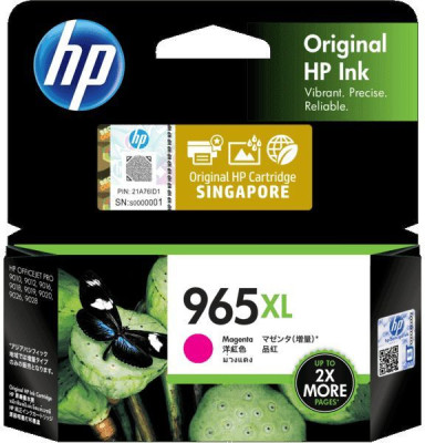 Картридж HP 965XL High Yield Original Ink Cartridge (magenta), 23 мл