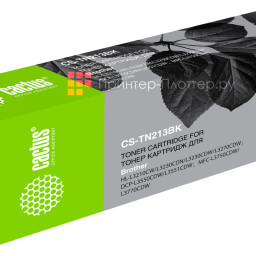 Картридж лазерный Cactus CS-TN213BK черный (1400стр.) для Brother HL 3230/DCP3550/MFC3770