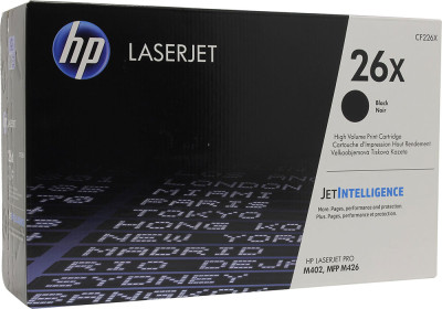 Тонер-картридж HP 26X (black), 9000 стр. (PP033424)