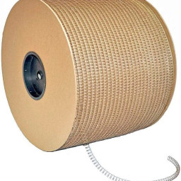 Пружины в бобине HY металлические, шаг 2:1, диаметр 1, золотые, 4500 петель