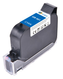 Картридж GandG GA-001C (cyan), 42 мл