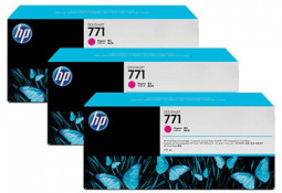 Картридж HP 771 (magenta) комплект, 3 шт. x 775 мл