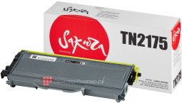 Тонер-картридж SAKURA TN2175 для Brother (black), 2600 стр. (PP051668)