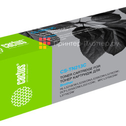 Картридж лазерный Cactus CS-TN213C голубой (1400стр.) для Brother HL 3230/DCP3550/MFC3770