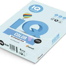Бумага Mondi IQ Color Pale BL29, матовая, A4 (210 x 297 мм), 80 г/кв.м, светло-голубая (500 листов)
