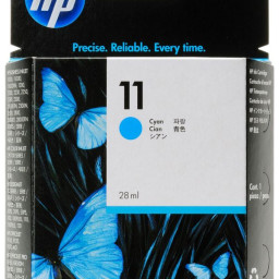 Картридж HP 11 (cyan), 28 мл