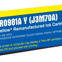 Картридж Cactus Cartridge CS-J3M70A для HP PageWide (yellow), 120 мл