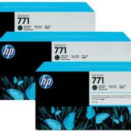 Картридж HP 771 (matte black) комплект, 3 шт. x 775 мл