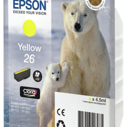 Картридж Epson Claria Premium Ink 26 Singlepack (yellow) (C13T26144012, C13T26144010)