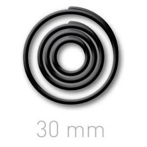 Кольца для переплета OPUS O.easyRing, 30 мм, черные, 60 шт.