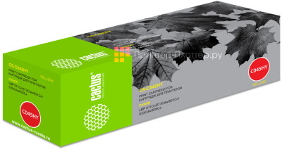 Картридж лазерный Cactus CS-C045HY желтый (2200стр.) для Canon LBP 611Cn/613Cdw/631Cn/633Cdw/635Cx