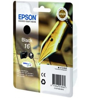 Картридж EPSON 16 черный для WF-2010/WF-2510/WF-2540