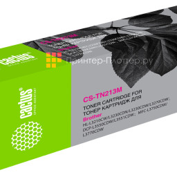 Картридж лазерный Cactus CS-TN213M пурпурный (1300стр.) для Brother HL 3230/DCP3550/MFC3770