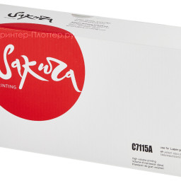 Тонер-картридж SAKURA C7115A для HP Color LaserJet (black), 2500 стр. (PP051502)