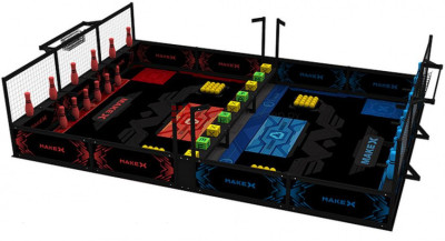Ресурсный набор соревновательного поля Makeblock 2022 MakeX Challenge Arena Upgrade Pack для Intelligent Innovator