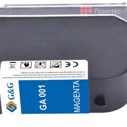 Картридж GandG GA-001M (magenta), 42 мл