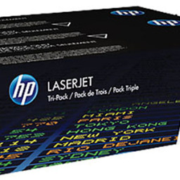 Тонер-картридж HP 305a (cyan, magenta, yellow) Tri-pack набор, 3 шт x 2600 стр