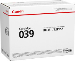 Тонер-картридж Canon Cartridge 039 (black), 11000 стр. (PP027358)