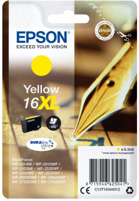 Картридж Epson 16XL (yellow) 6,5 мл