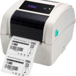 Термотрансферный принтер TSC TC200 (белый) Ethernet, RTC, отделитель