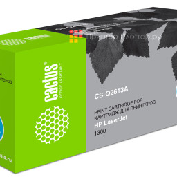 Картридж лазерный Cactus CS-Q2613A черный (2500 стр.) для HP LJ 1300