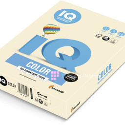 Бумага Mondi IQ Color Pale CR20, матовая, A4 (210 x 297 мм), 160 г/кв.м, кремовая (250 листов)
