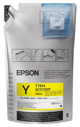 Чернила Epson T7414 UltraChrome DS комплект (yellow) 6шт х 1000мл