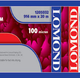 Пленка Lomond XL Pet Clear Film, глянцевая, 100 мкм, 914 мм, 20 м