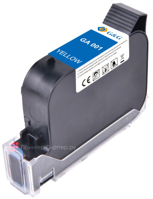Картридж GandG GA-001Y (yellow), 42 мл