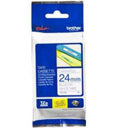 Brother белая плёнка для наклеек с синим шрифтом, 24 мм x 8 м