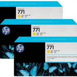 Картридж HP 771 (yellow) комплект, 3 шт. x 775 мл
