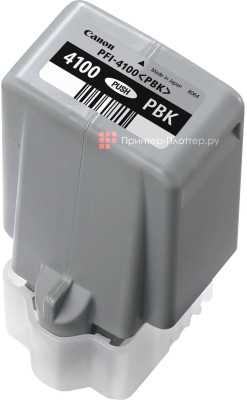Картридж Canon Ink Tank PFI-4100PBK (photo black), 80 мл