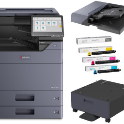 МФУ Kyocera TASKalfa 2554ci компл. (осн. блок, рев. автопод. DP-7140, тумба CB-7210M, тонер TK-8365)