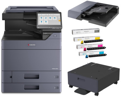 МФУ Kyocera TASKalfa 2554ci компл. (осн. блок, рев. автопод. DP-7140, тумба CB-7210M, тонер TK-8365)