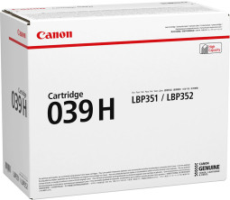 Тонер-картридж Canon Cartridge 039H (black), 25000 стр. (PP027360)