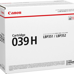 Тонер-картридж Canon Cartridge 039H (black), 25000 стр. (PP027360)